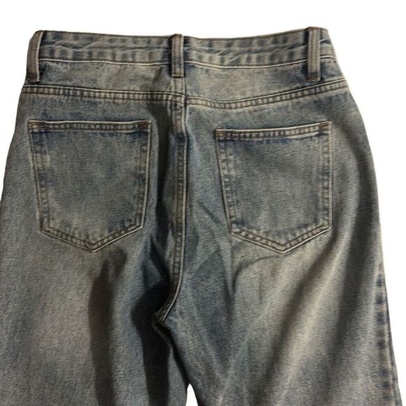 Women's Lioness Light Wash Slit Leg Denim Jeans size Extra Small - Picture 3 of 7